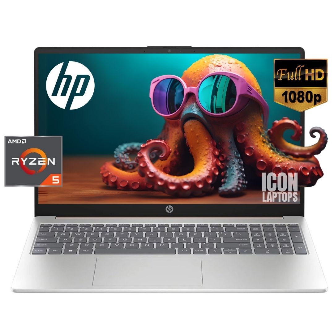 Notebook HP Ryzen 5 7520U (DDR5/SSD) FHD 15-FC37