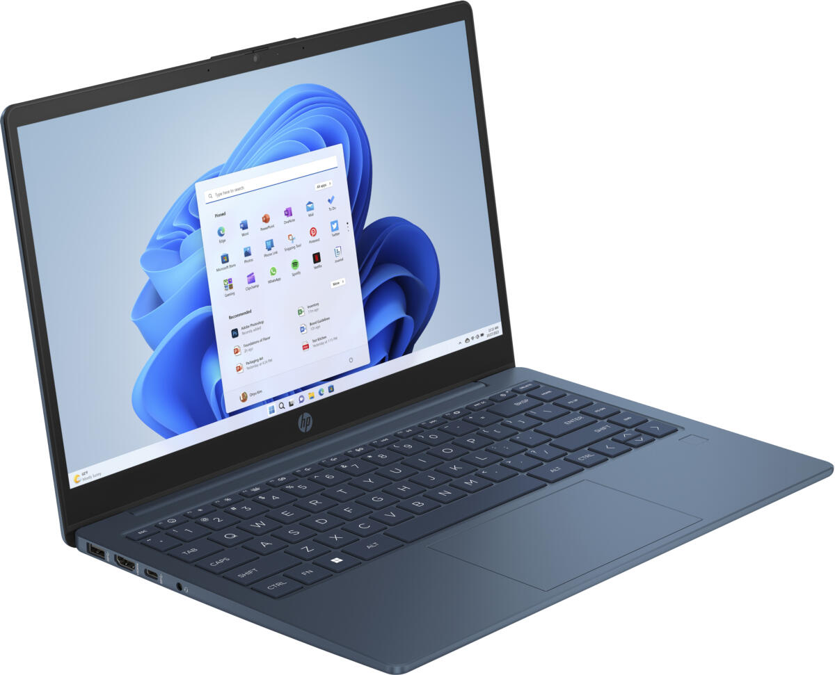 Notebook HP Blue Intel N150 (UFS/DDR4) 14″ FHD Windows 11 EP2012